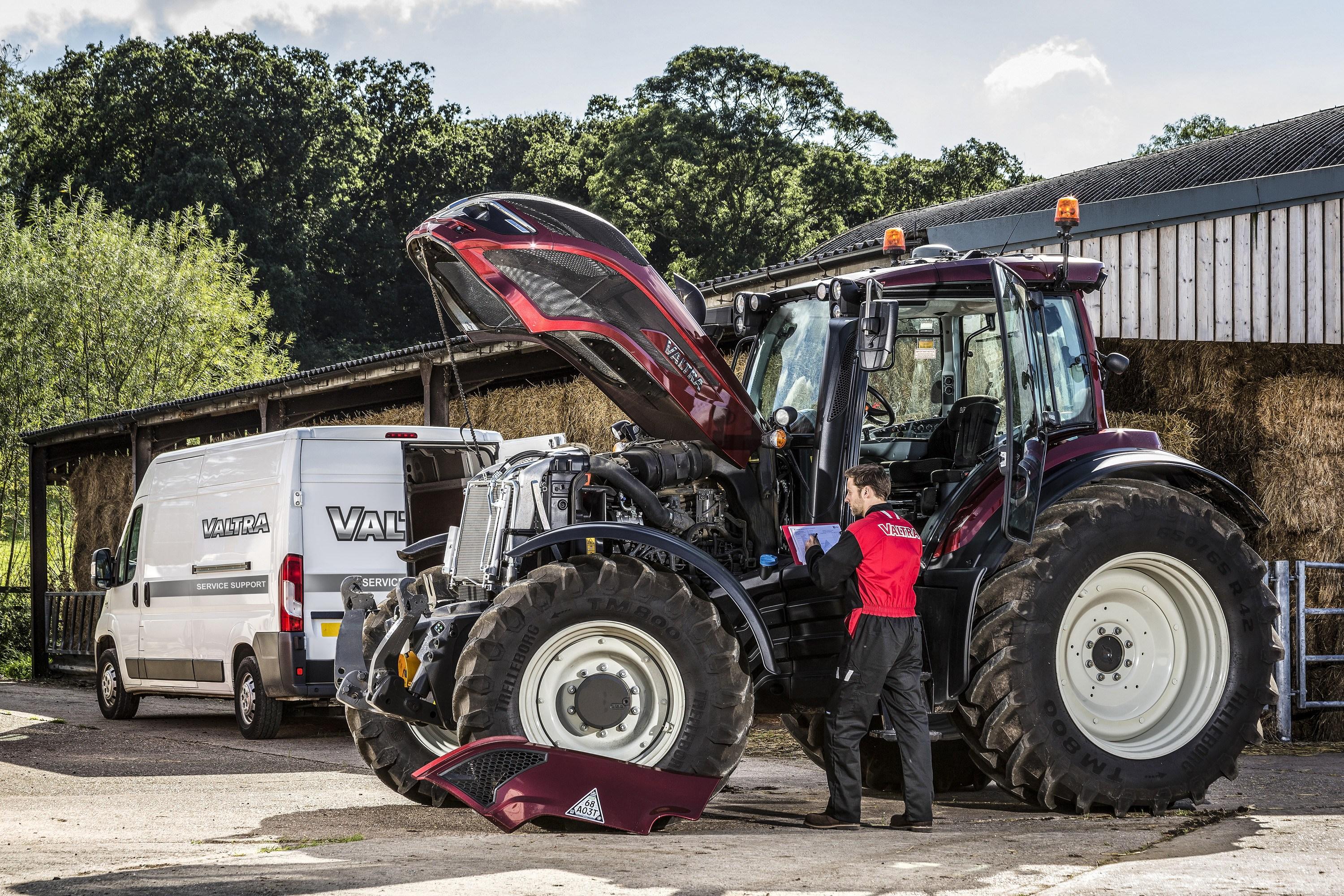 Valtra Service-Inspektion in der Nebensaison